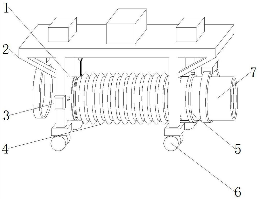 A high ring stiffness double-wall corrugated pipe socket structure