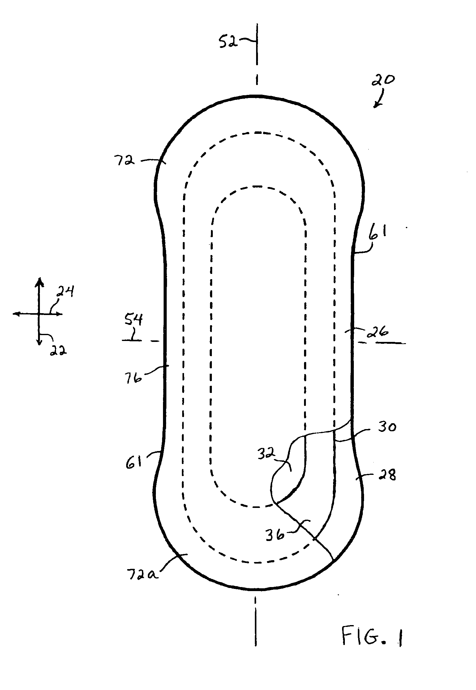 Compact-folded article with wrap layer