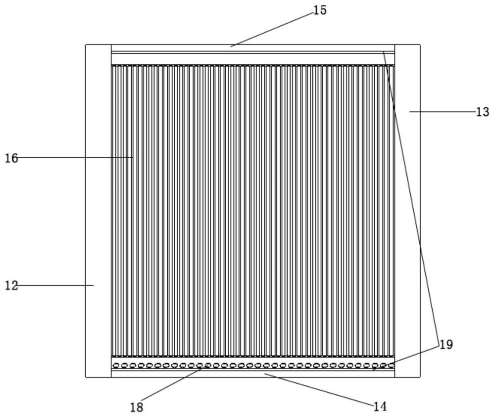 Magnetic control porous media dynamic air purification device and method in a fresh air system