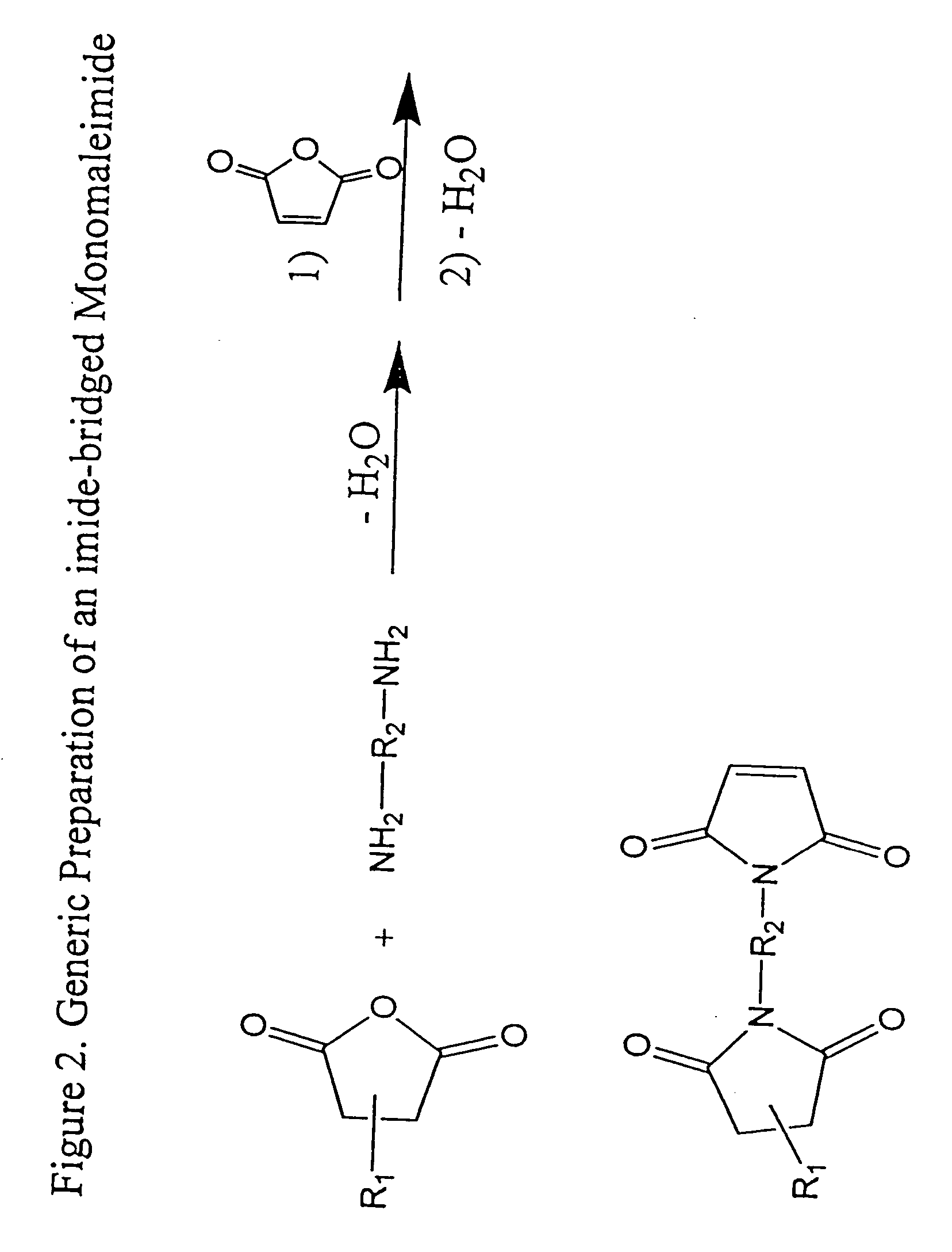 Imide-linked maleimide and polymaleimide compounds