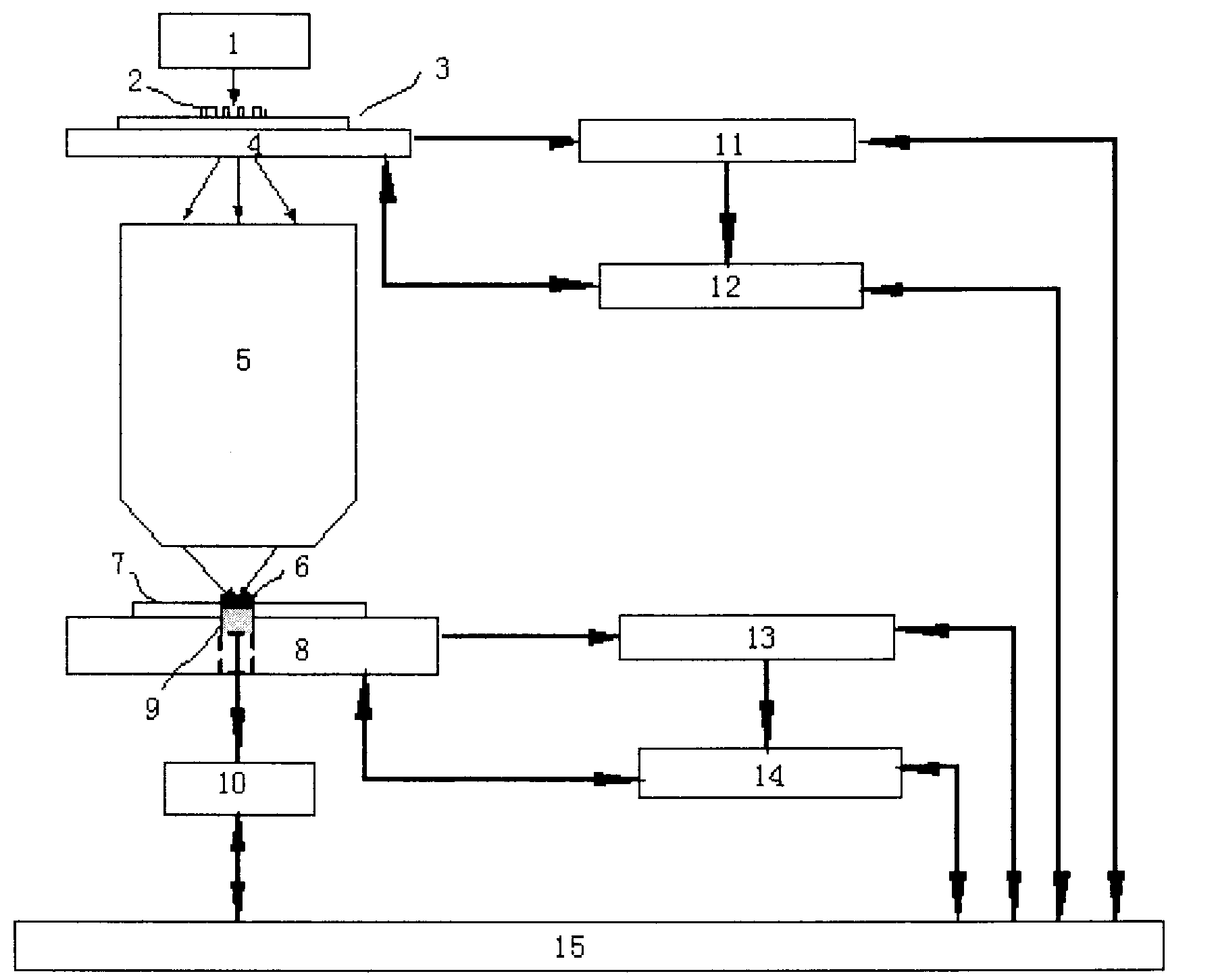 Aligning signal acquisition system and aligning method used in mask aligning