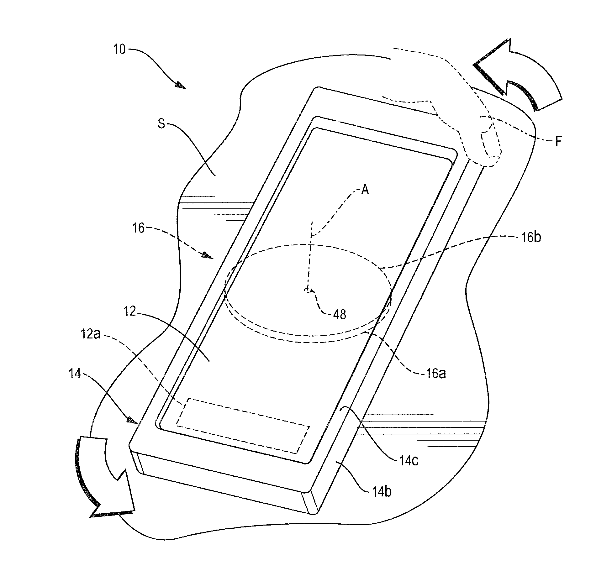 Handheld rotationally rechargeable electronic apparatus