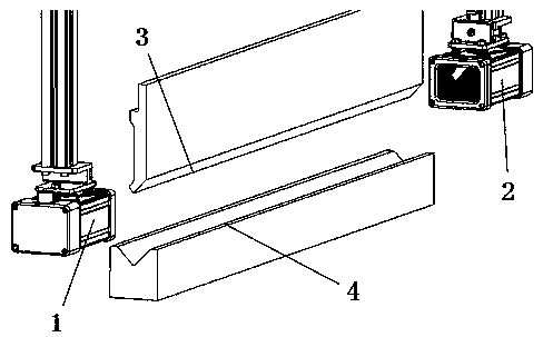 Safety protection method and system for bending machine