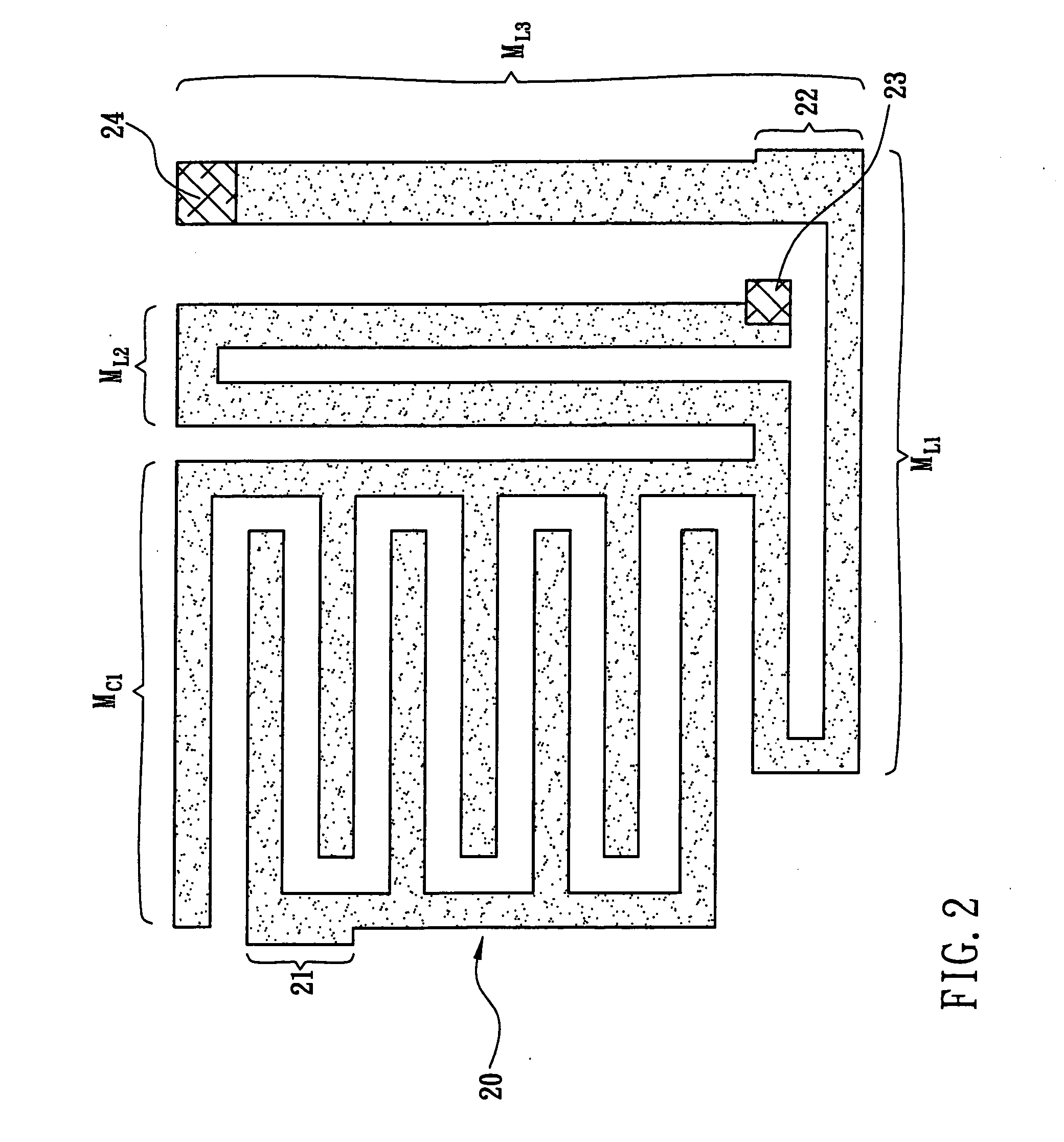 Narrow bandpass filter installed on a circuit board for suppressing a high-frequency harmonic wave