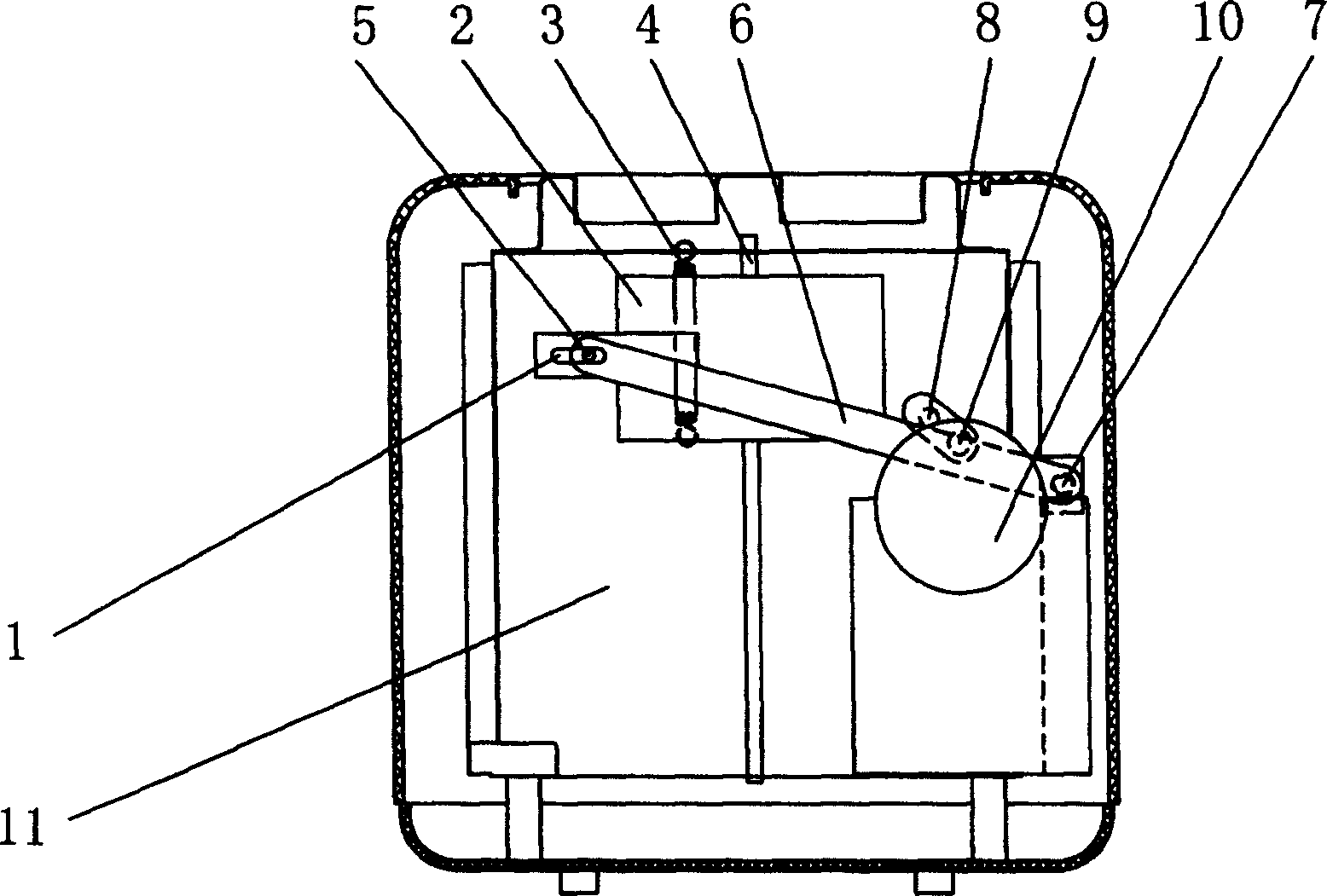 Automatic bread roaster having electric lifting mechanism