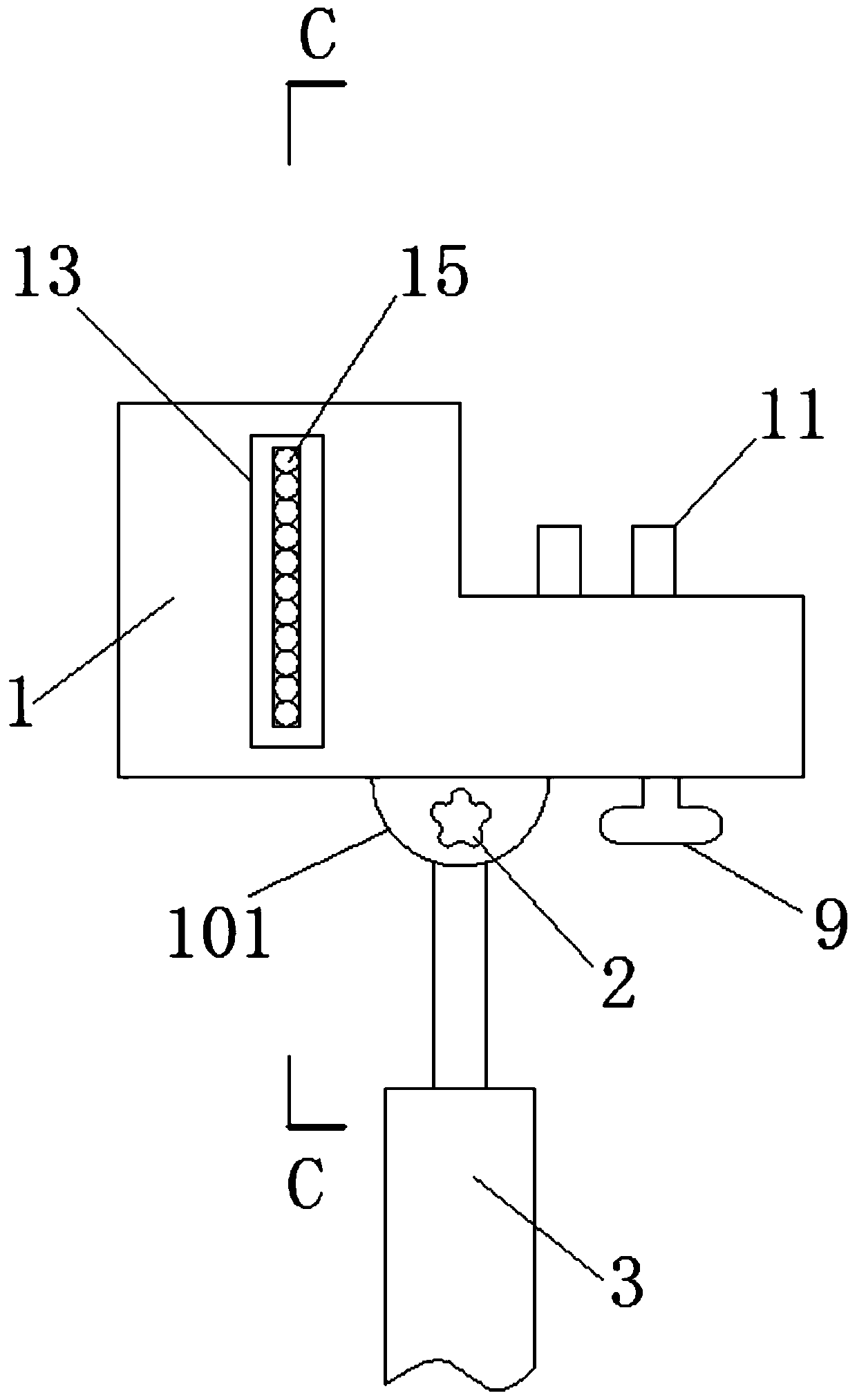 Peripheral vascular puncture auxiliary device for obesity patients