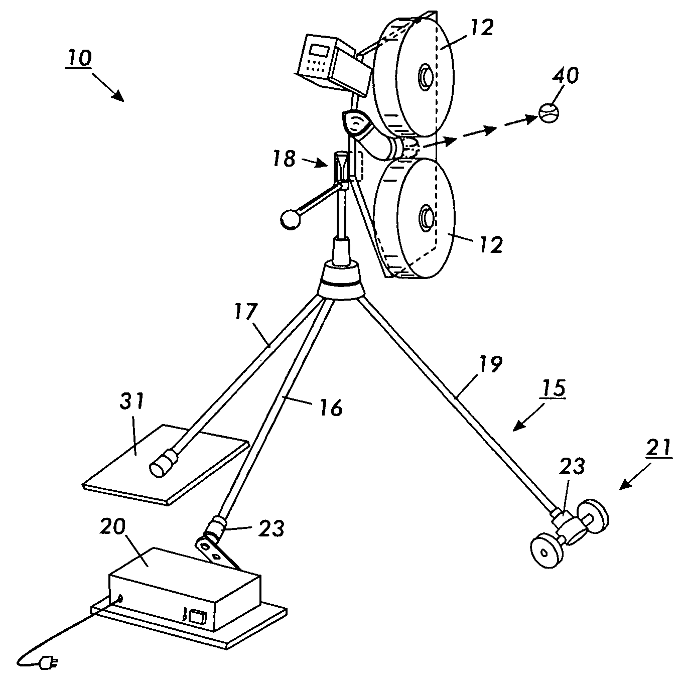 Variable trajectory kit for a ball pitching mechanism