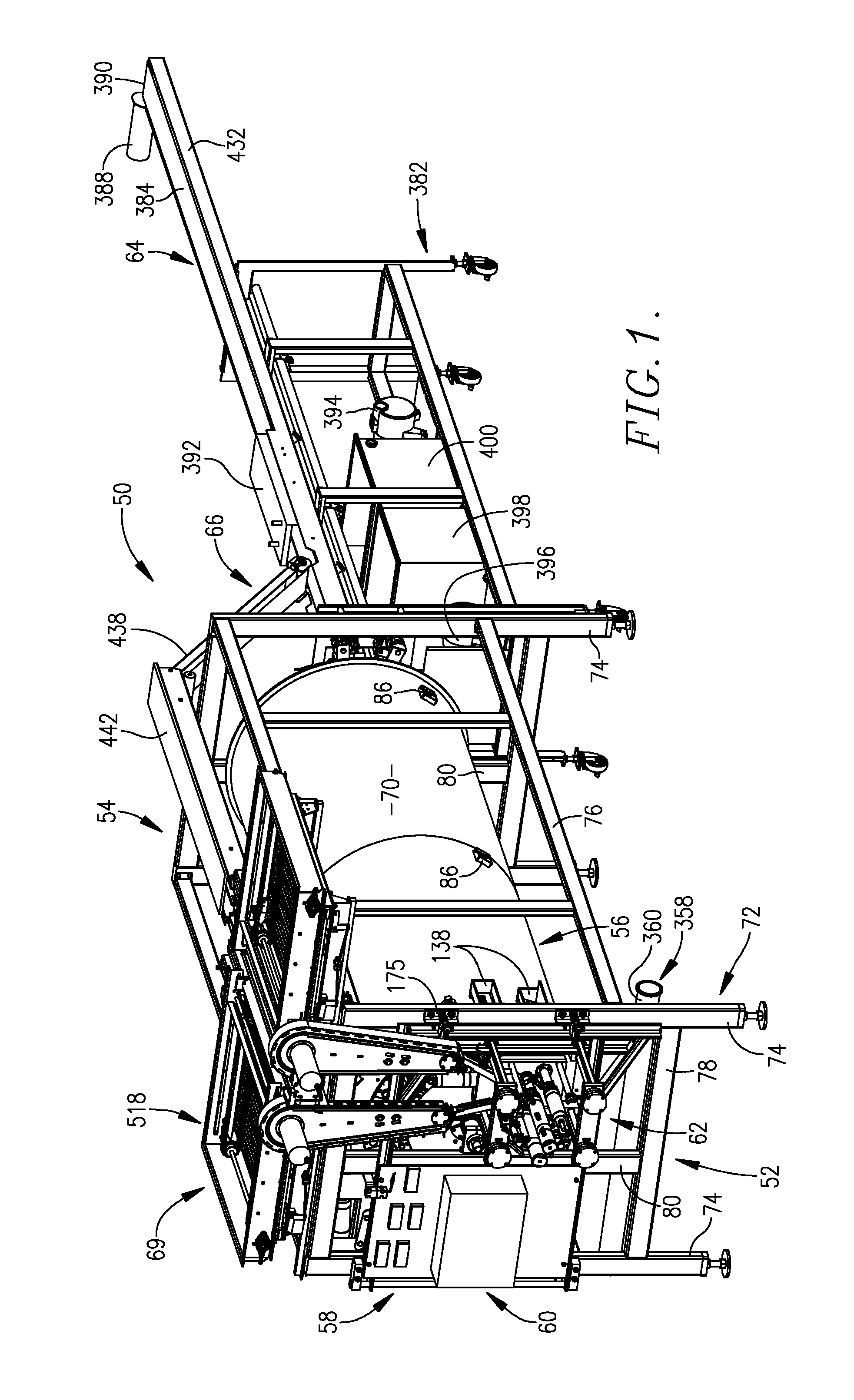 Method and apparatus for production of elongated meat products without casings
