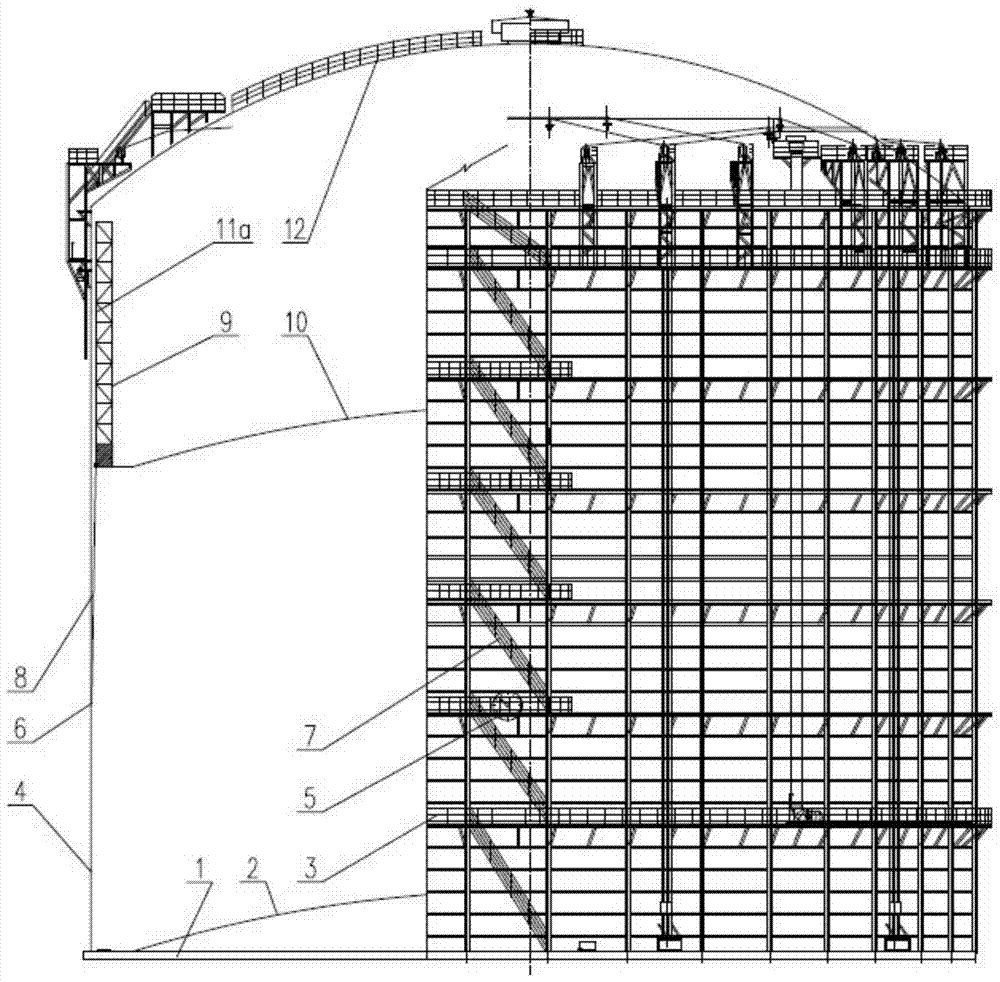 Single stage gas cabinet