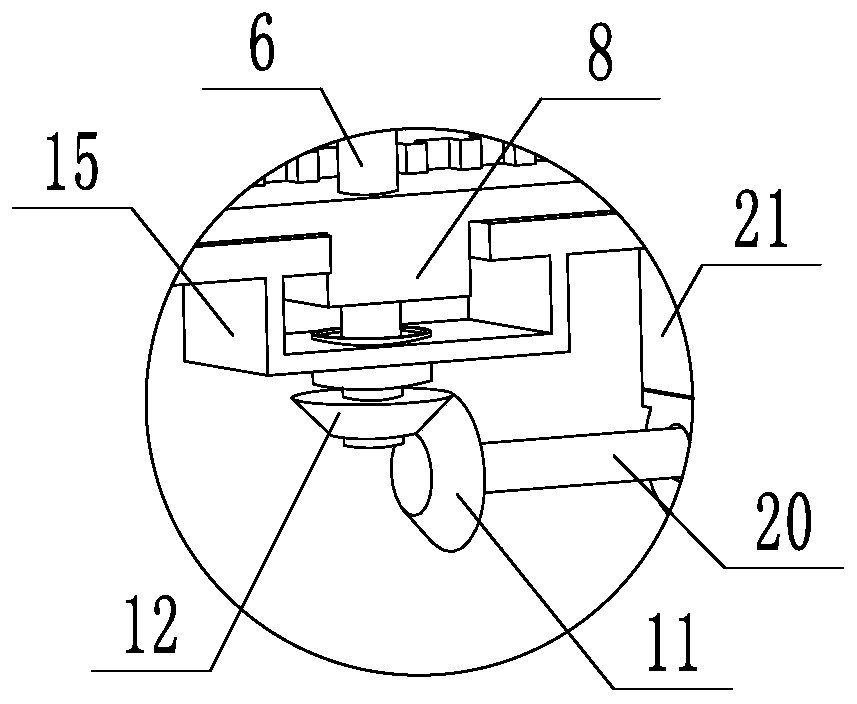 A staircase with automatically ascending and descending steps