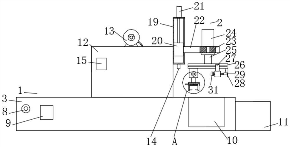 A hardware recovery device for in-mold injection products