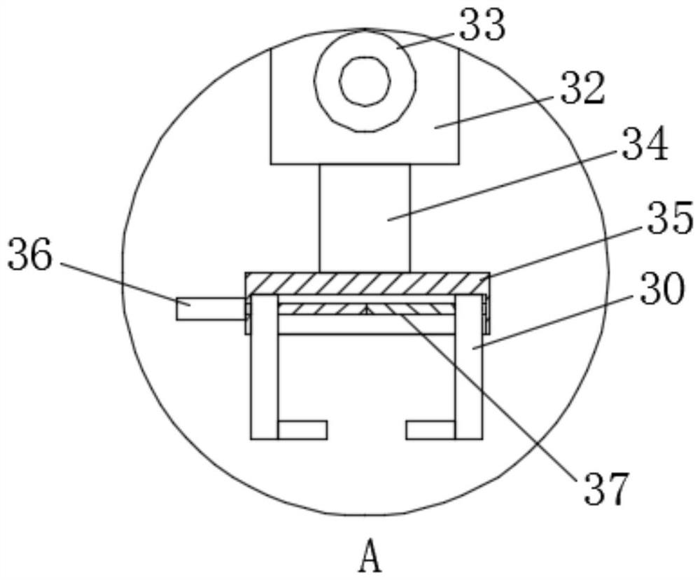 A hardware recovery device for in-mold injection products