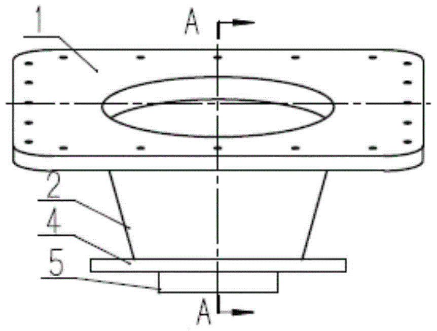 A main junction box support of an exdiic flameproof motor