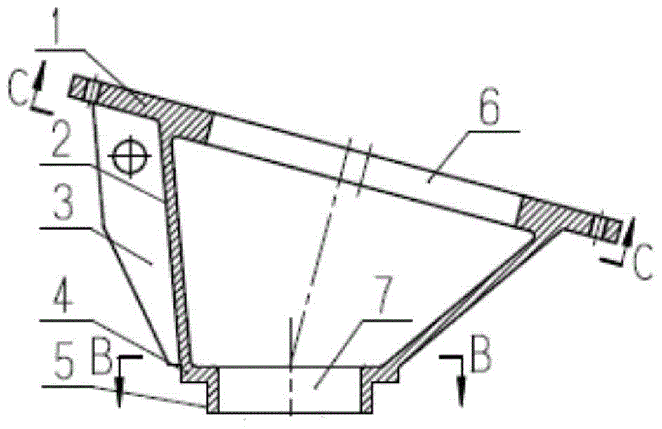 A main junction box support of an exdiic flameproof motor