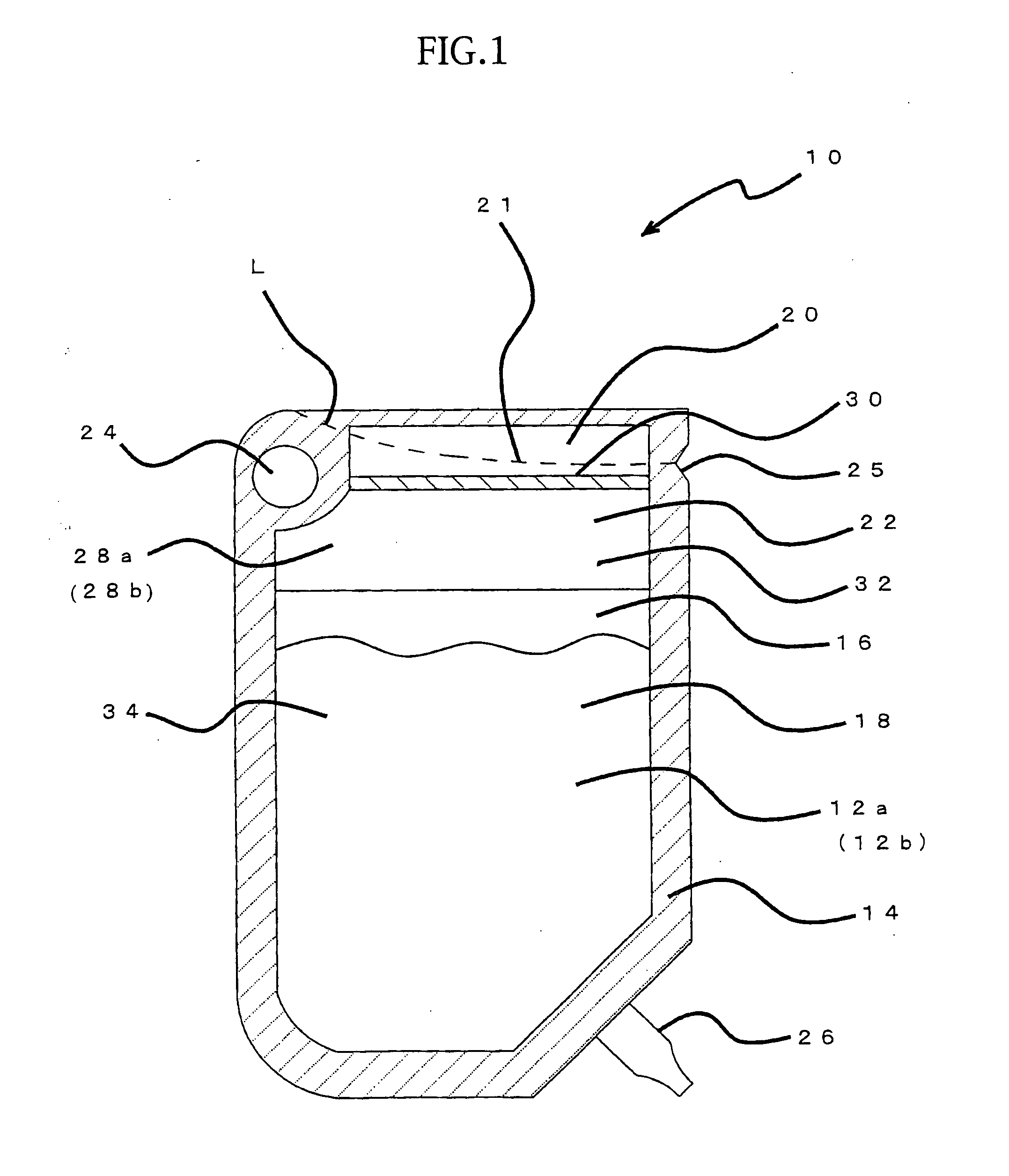 Openable and re-closable container and method for making the container having contents stored therein