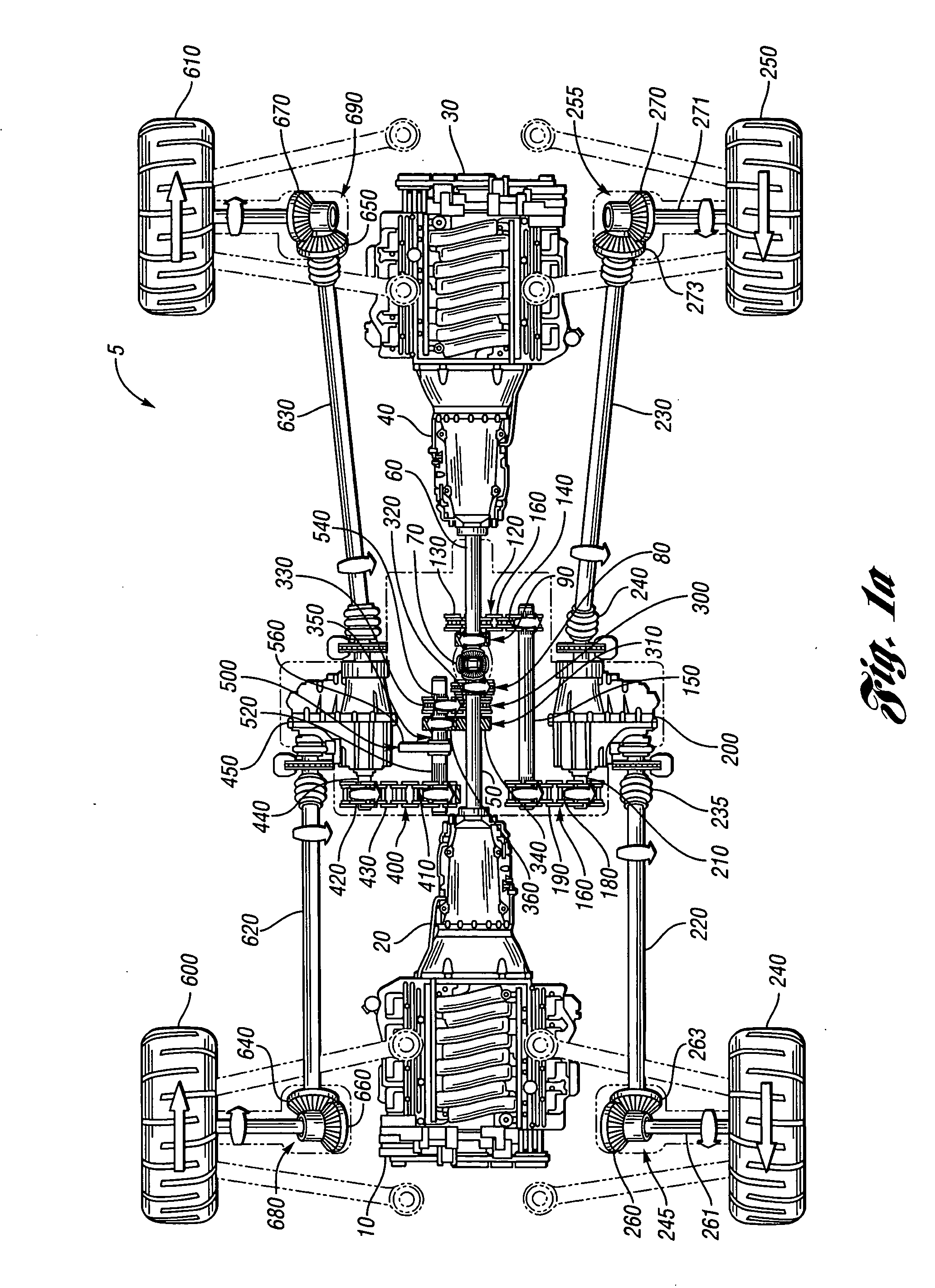 Axle arrangement for a vehicle