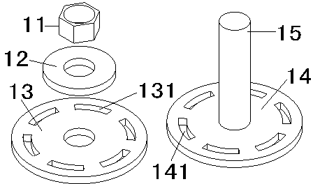 Error adjustable centering node for space grid structure