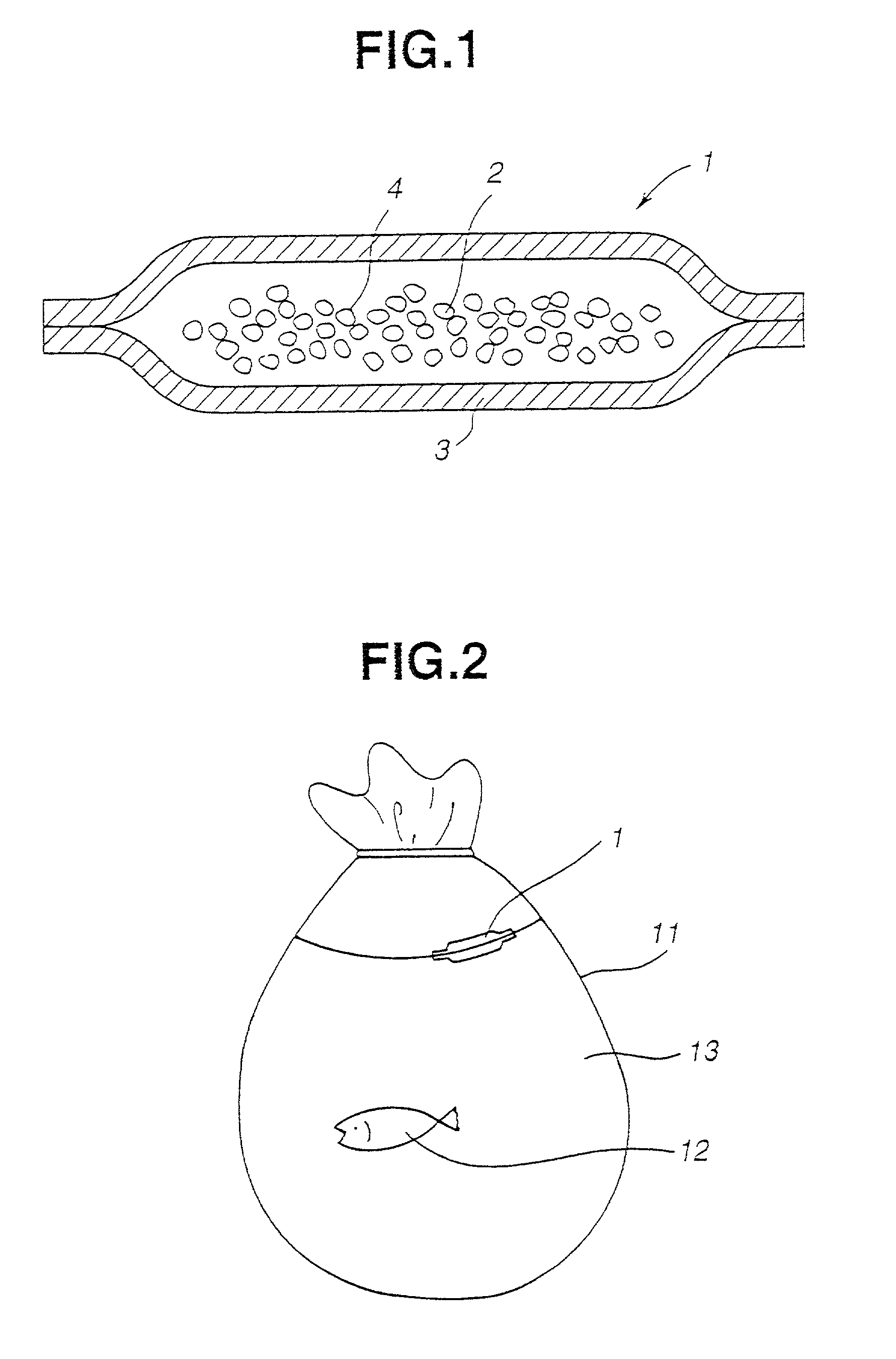 Oxygen generating materials, carbon dioxide absorbing materials, and transport system and transport method of live fishery products