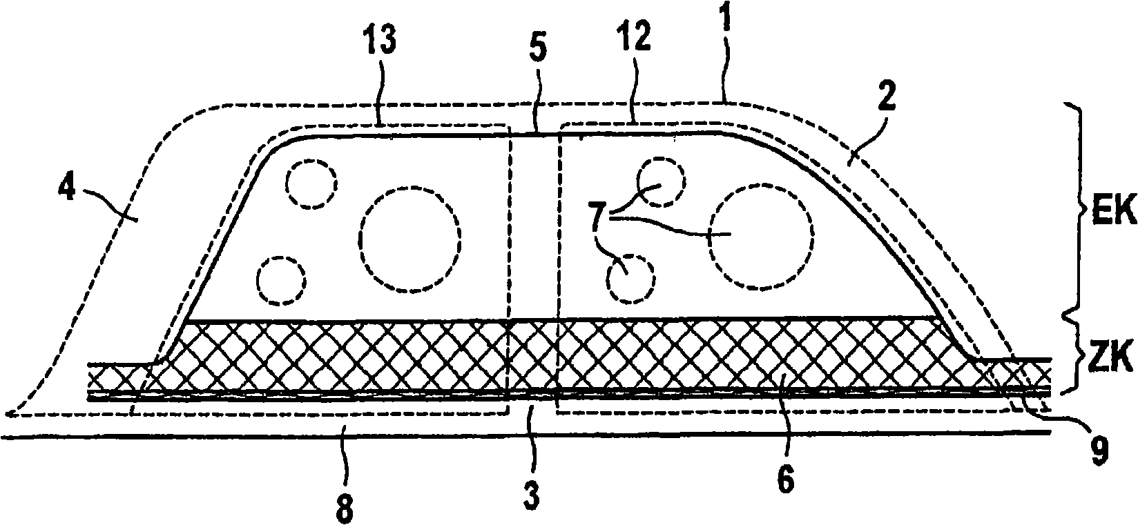 Airbag and method for manufacturing a fabric for an airbag