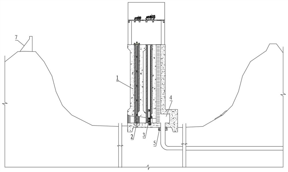 Drainage tunnel treatment method for building small and medium-sized reservoirs in karst depression areas