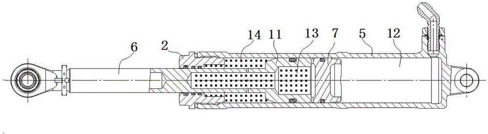 Oil gas type load reduction pneumatic actuator cylinder and load reduction method thereof