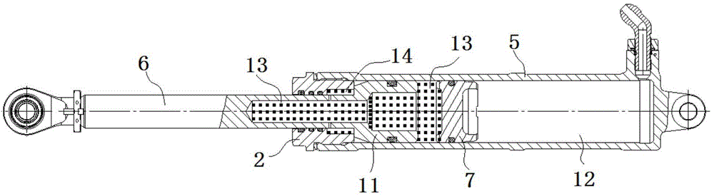 Oil gas type load reduction pneumatic actuator cylinder and load reduction method thereof