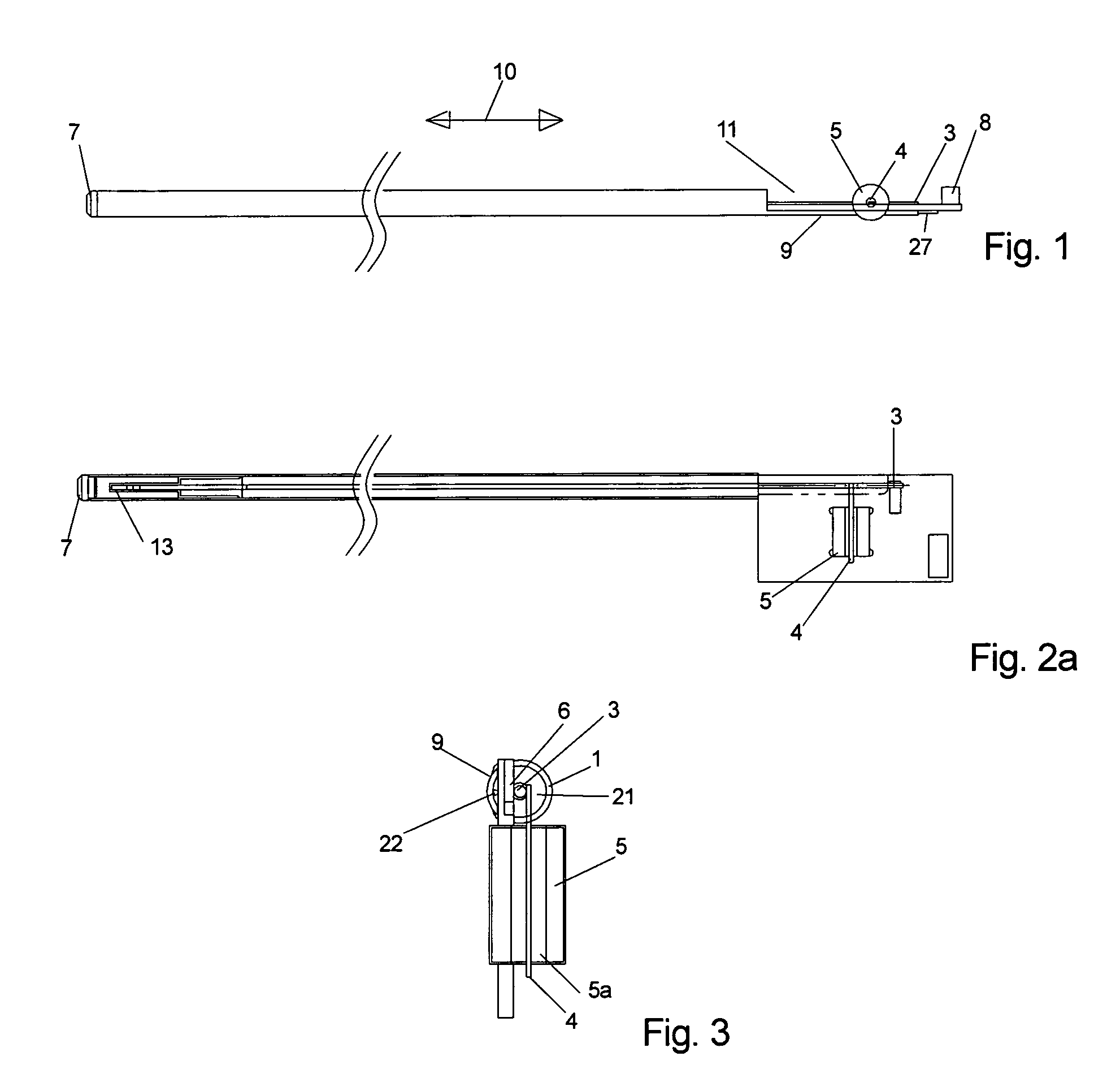 Sensor according to the runtime principle with a detector unit for mechanical-elastic waves