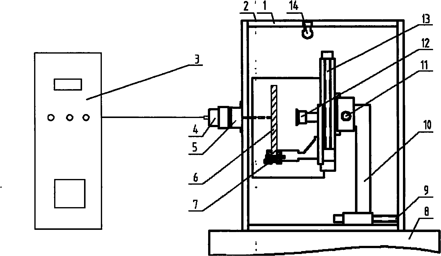 Processing method and device for carrying out microwave cutting on brittle material