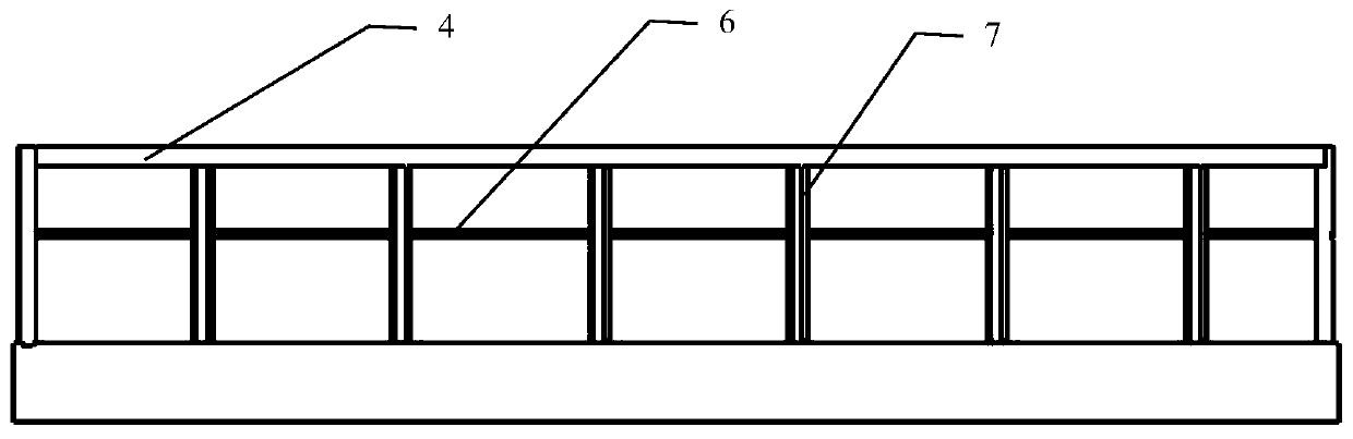 Animal husbandry two-way feeding trough device