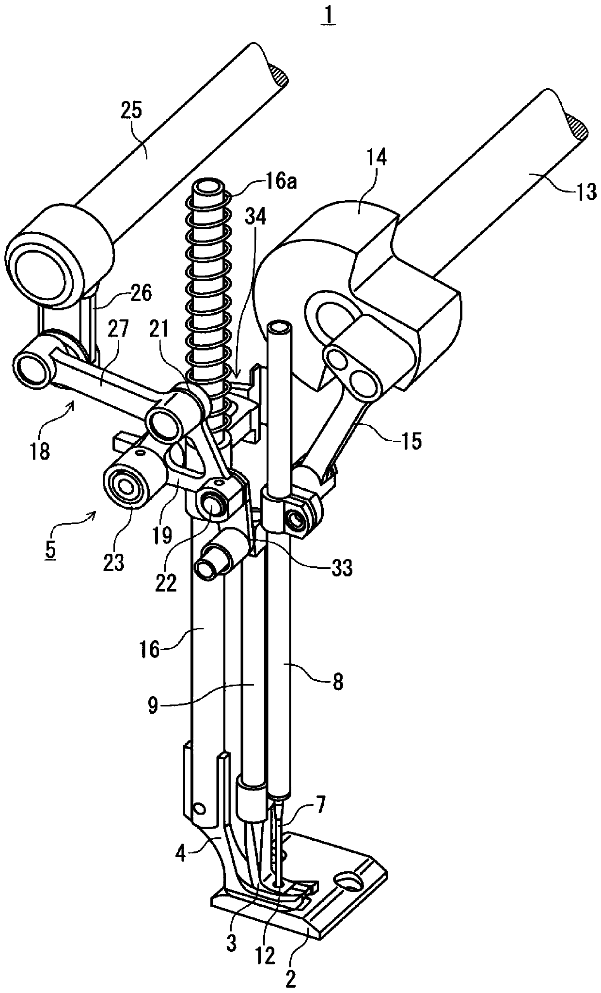 Control method of sewing machine