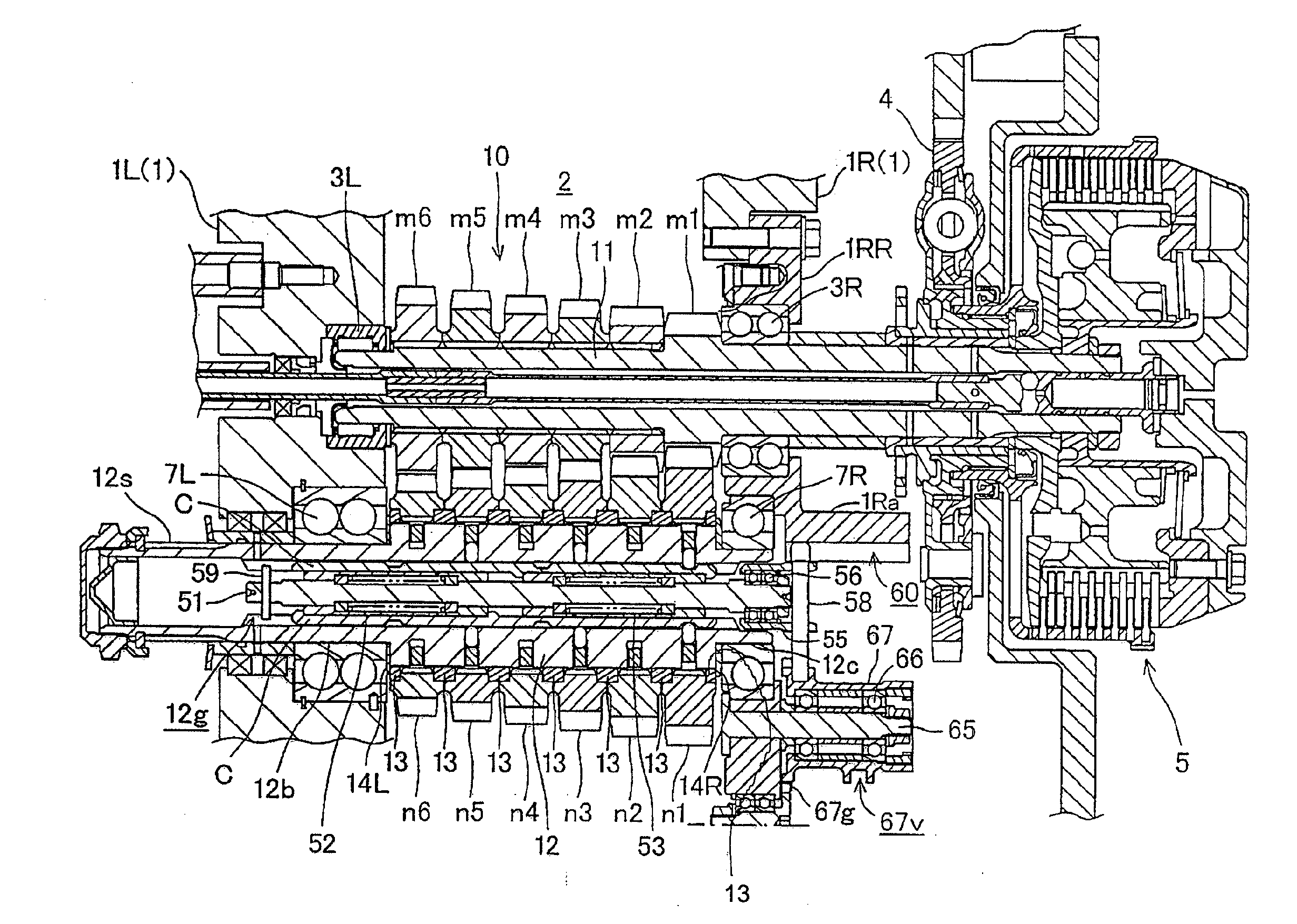 Multistage transmission