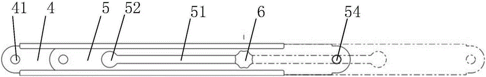 Roof support structure and excavator