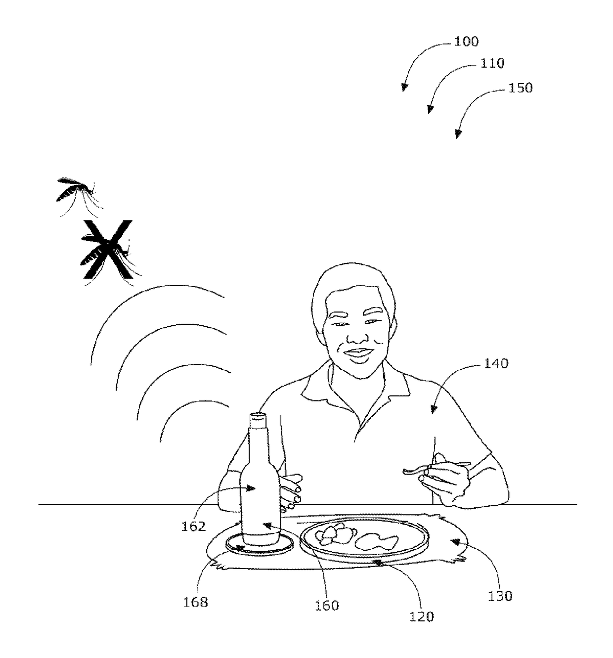 Insect repelling system