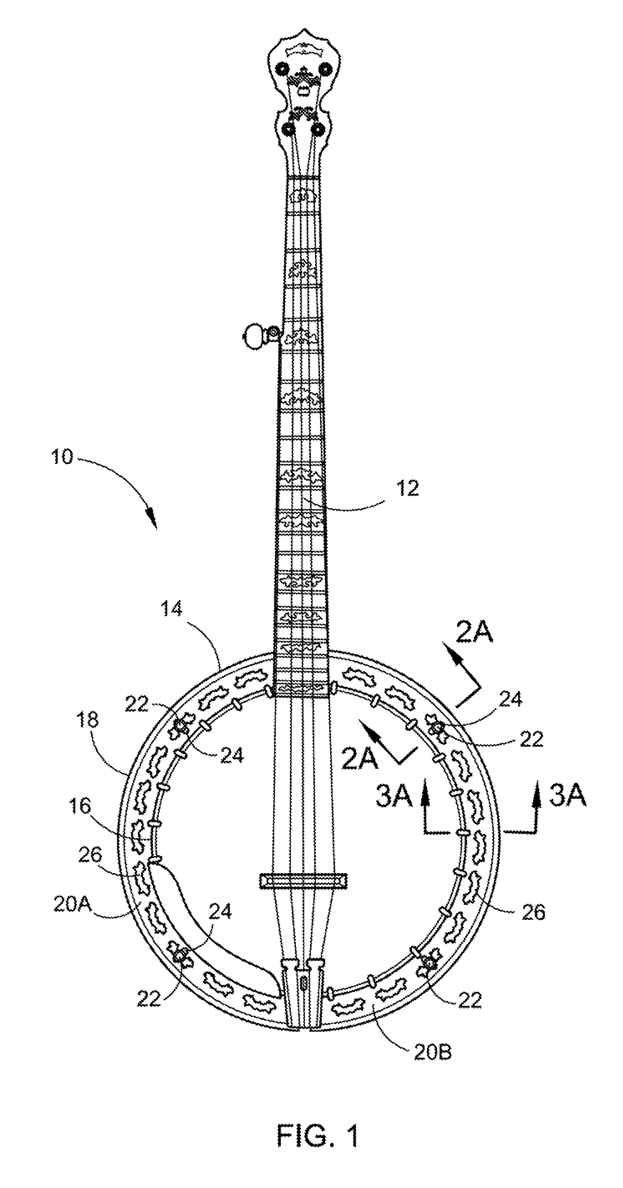 White oak banjo