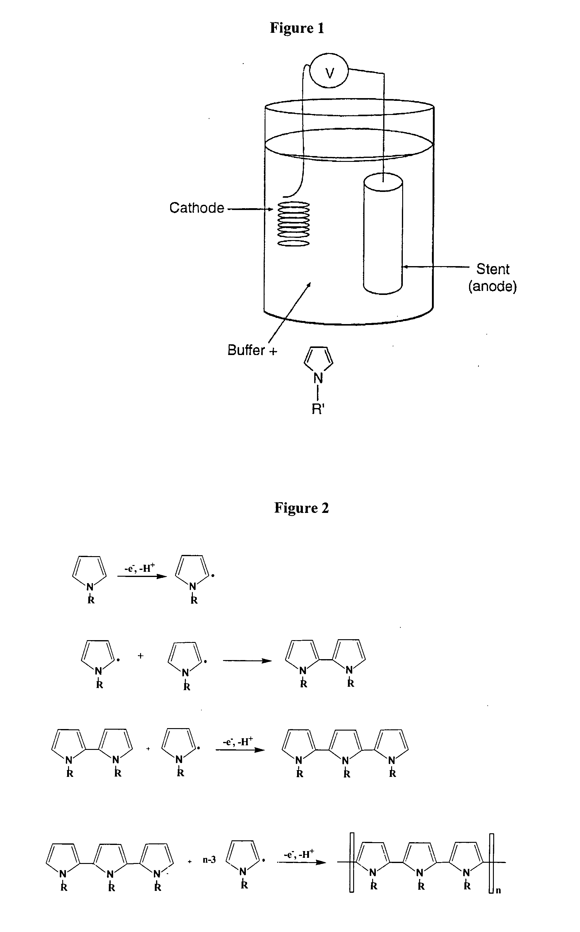 Electropolymerizable monomers and polymeric coatings on implantable devices prepared therefrom