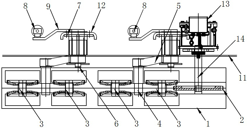 Liftable variable track structure and wheel-track composite equipment