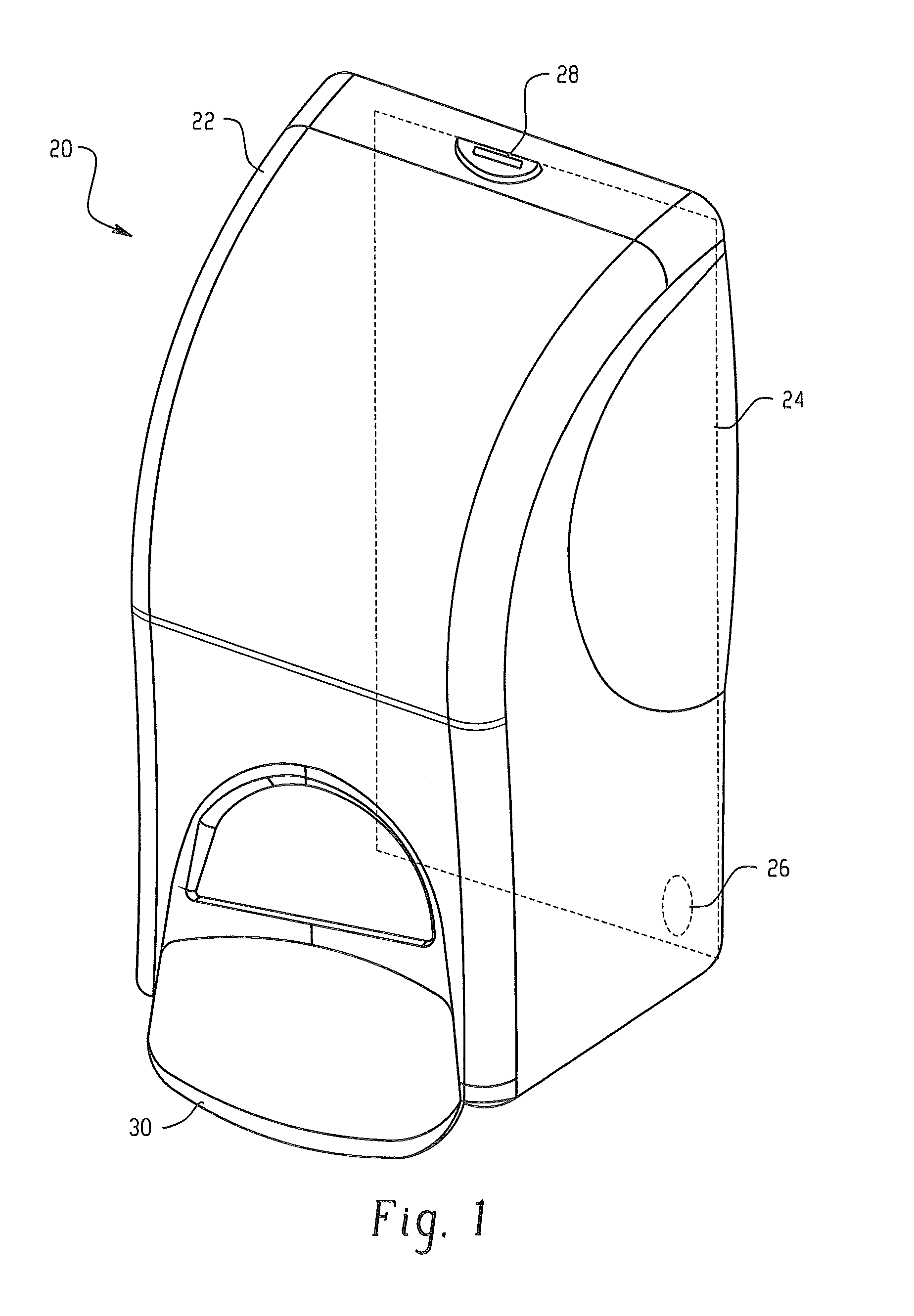 Interchangable access device for a dispenser