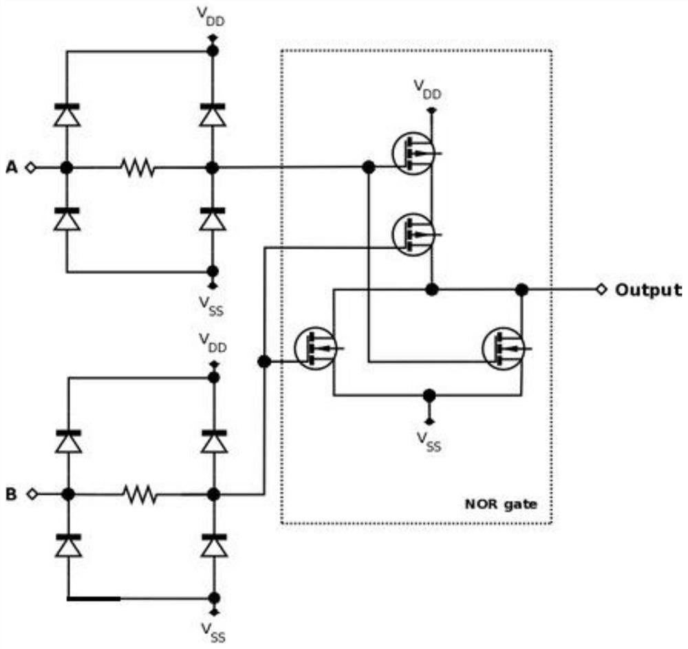 Logic gate based on neuromorphic device