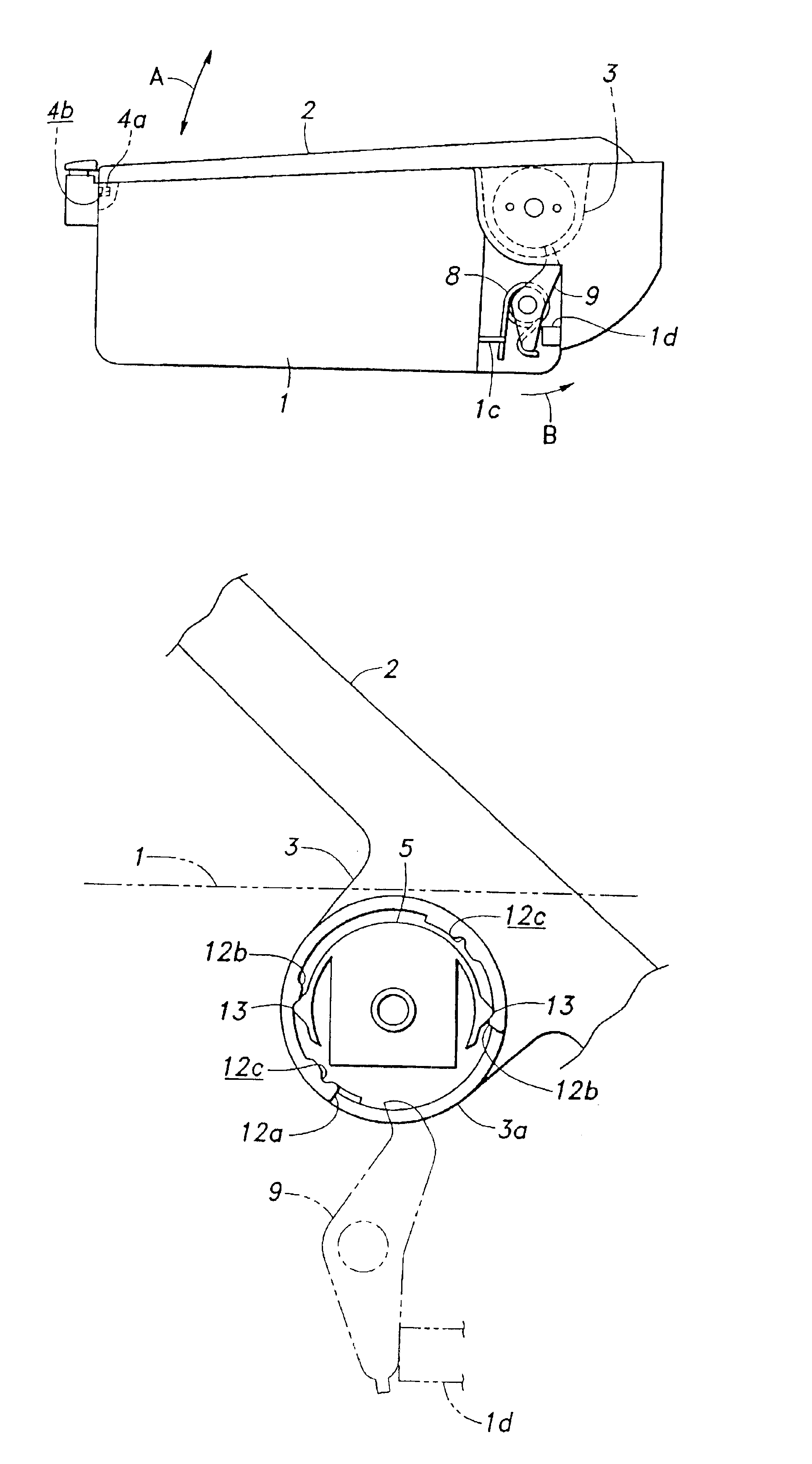 Lid opening device