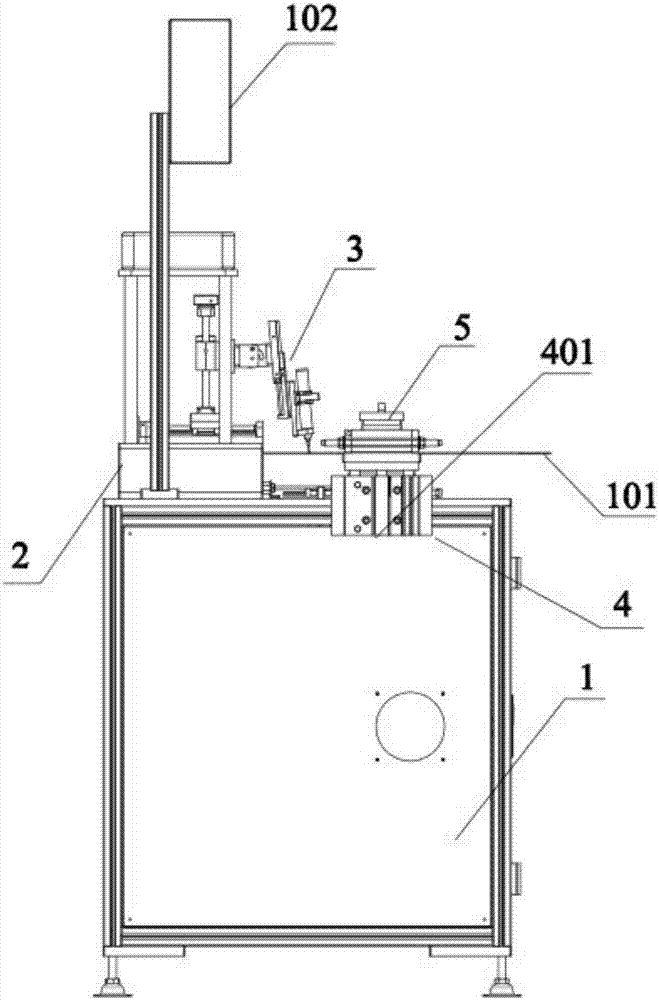 Dispensing machine with dispensing head assembly