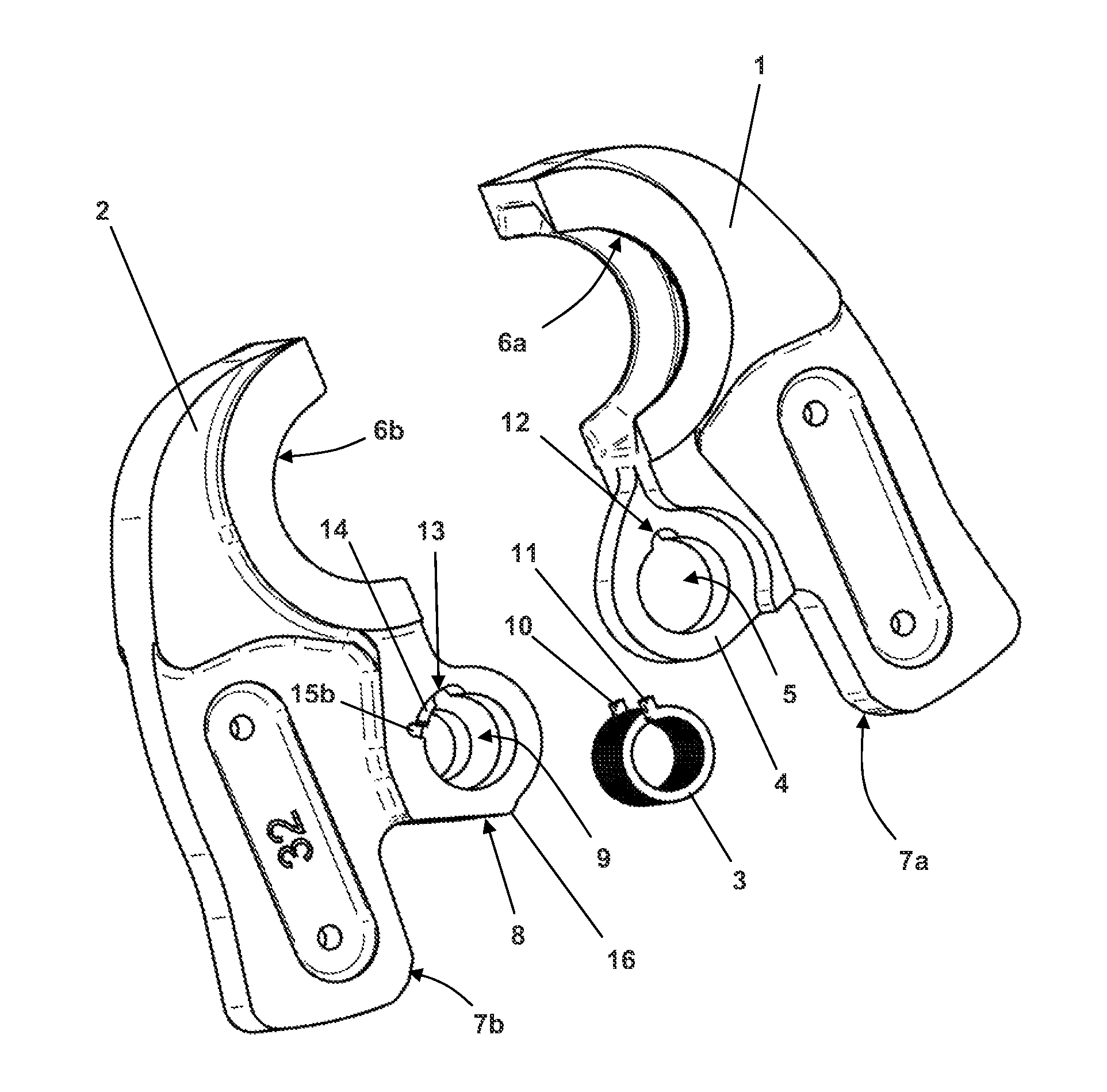 Press jaw pair for pressing units