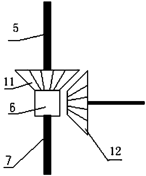 Wind power driving type salt field bittern evaporation system and method