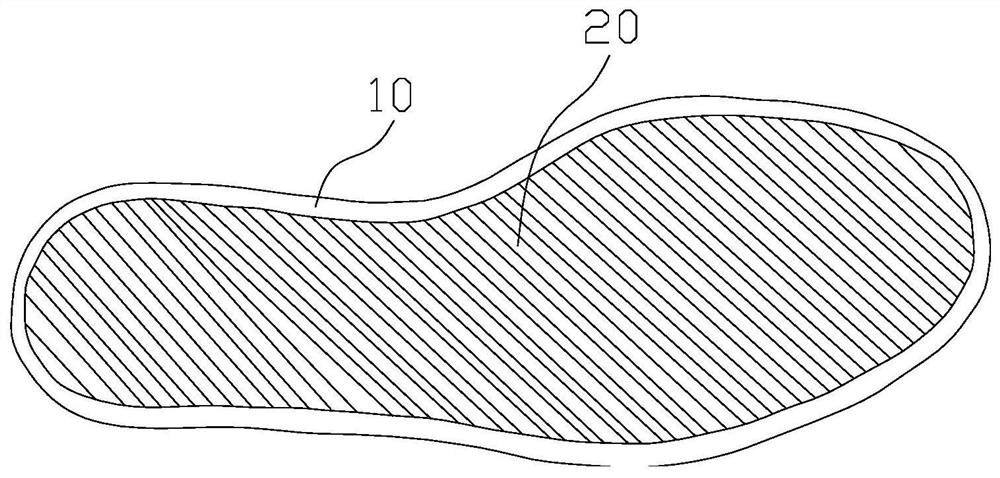 One-piece molded shoe sole and its manufacturing mold and production method