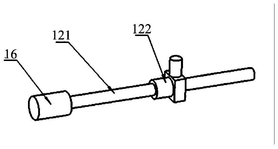 Alternative moving mechanism applied to pipeline frame of offshore oilfield wellhead platform