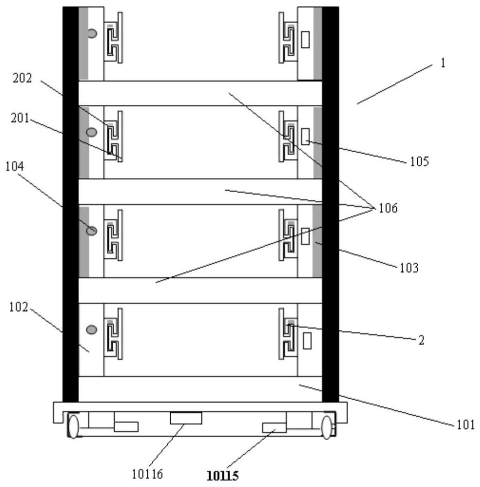 Community automatic vending device with automatic goods loading function