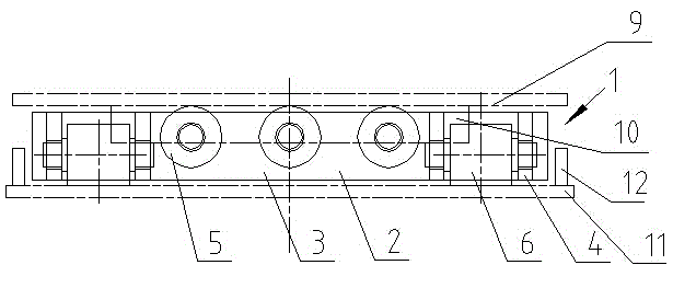 Universal rolling wheel device for pipeline support