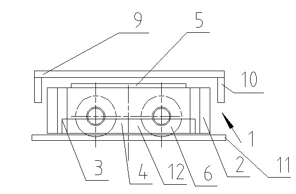 Universal rolling wheel device for pipeline support