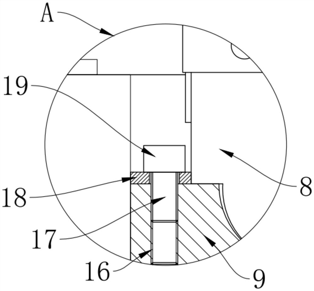 Glass processing hot suction forming mold