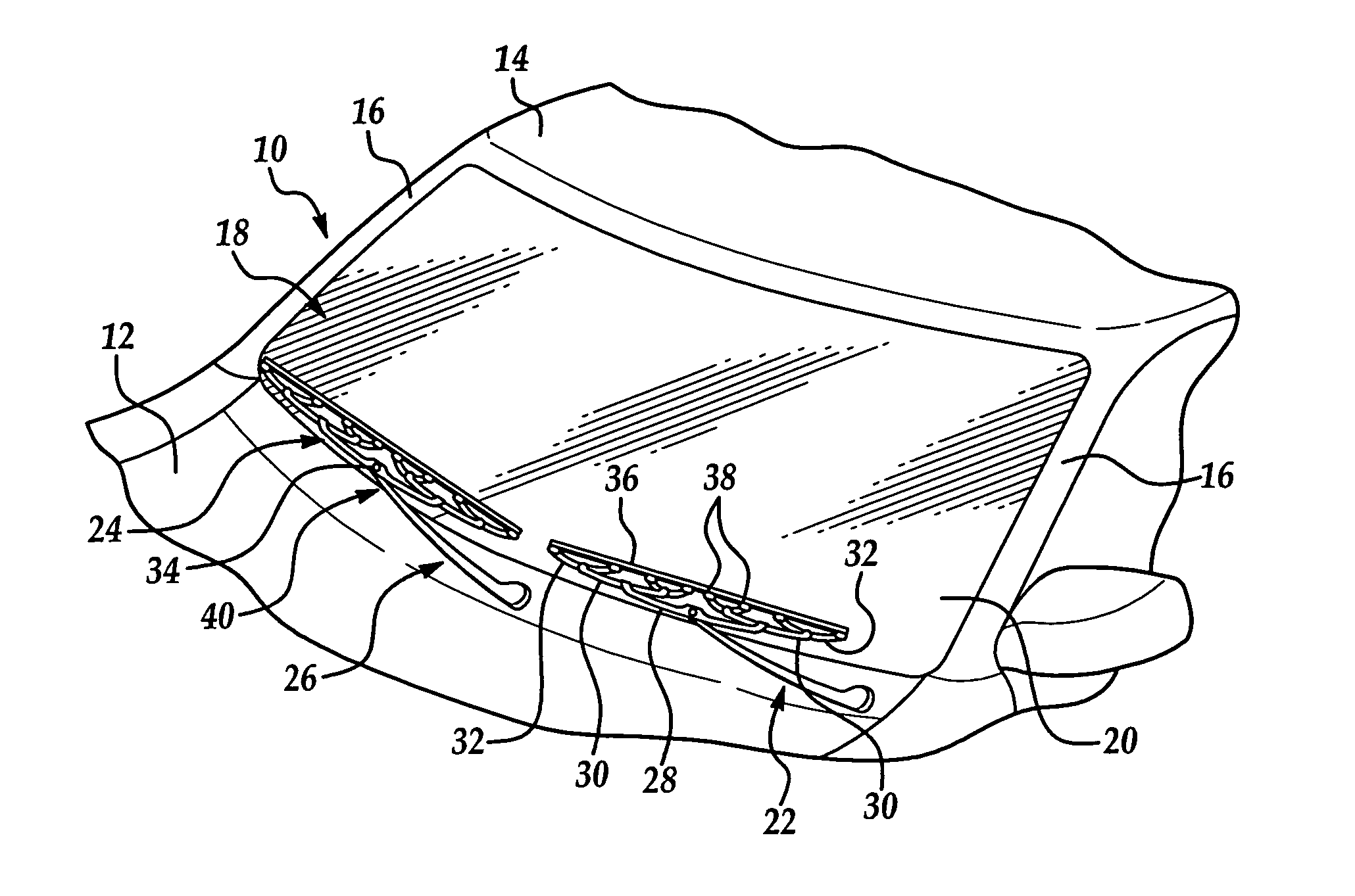 Universal wiper adapter and wiper blade assembly incorporating same