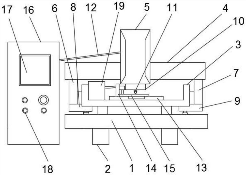 High-precision resistance trimming machine capable of regulating resistance of current divider